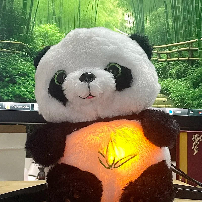Baby Breathing Panda - Baby Soothing Plush Doll Toy Kids Music Sleeping Companion Sound Light Gift | Wearixx