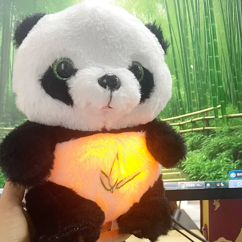 Baby Breathing Panda - Baby Soothing Plush Doll Toy Kids Music Sleeping Companion Sound Light Gift | Wearixx