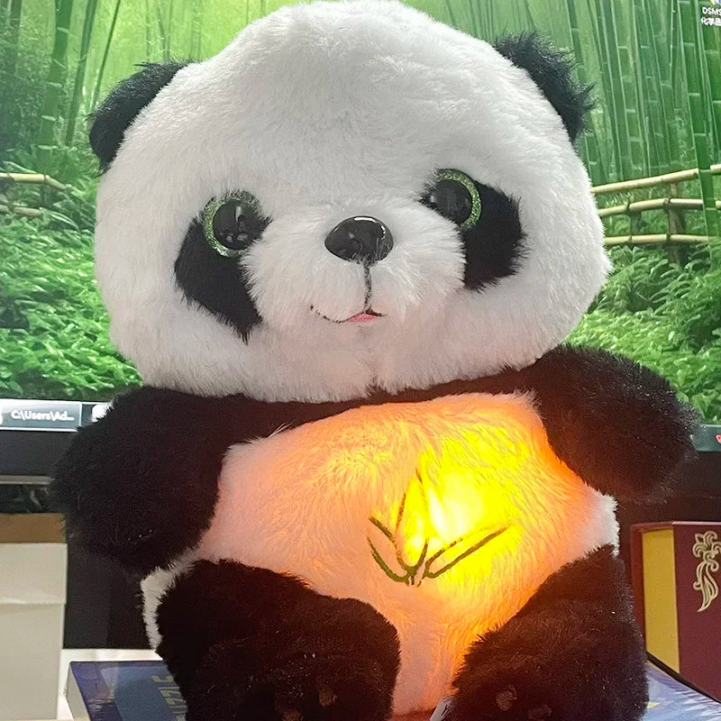 Baby Breathing Panda - Baby Soothing Plush Doll Toy Kids Music Sleeping Companion Sound Light Gift | Wearixx