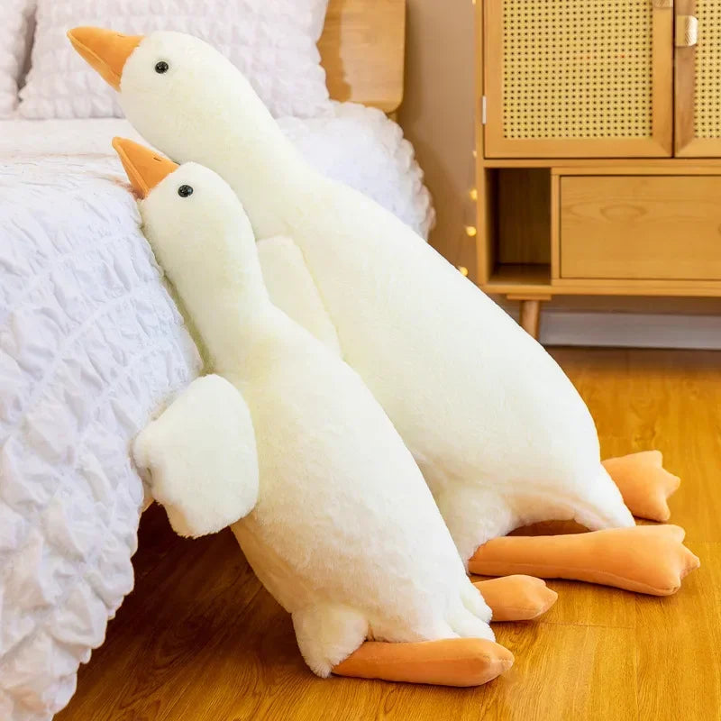 80cm Funny Goose Plush Toy - Soft Duck Pillow Cute Stuffed Animal for Sleeping Kids Gift Girlfriend Birthday Present | Wearixx