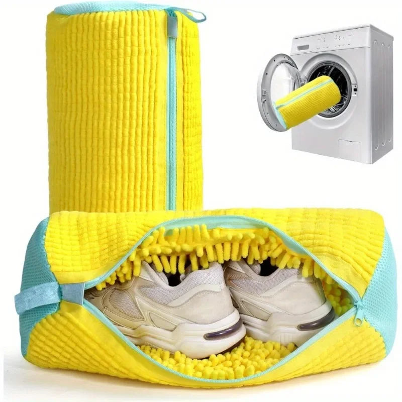 Laundry Bags Shoe Washing Machine Bag - with Zipper Non-Abrasive Shoe Protector Bags for Sneakers Travel Storage | Wearixx