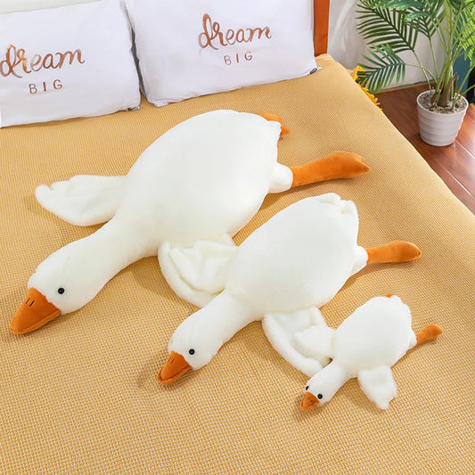 80cm Funny Goose Plush Toy - Soft Duck Pillow Cute Stuffed Animal for Sleeping Kids Gift Girlfriend Birthday Present | Wearixx