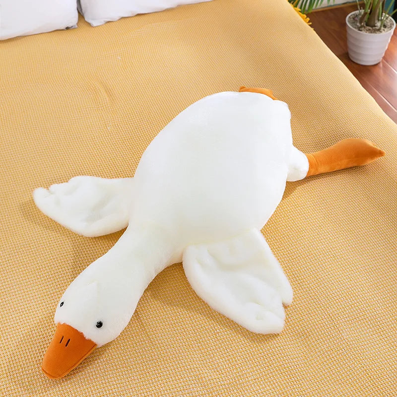 80cm Funny Goose Plush Toy - Soft Duck Pillow Cute Stuffed Animal for Sleeping Kids Gift Girlfriend Birthday Present | Wearixx