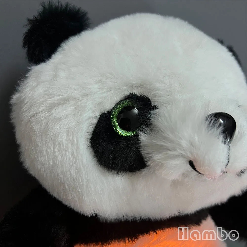 Baby Soothing Bear Soft Plush Toy - Breathing Panda Plush Doll Snuggle Soothe Relaxing Music Glowing Belly Children Sleeping Aids | Wearixx