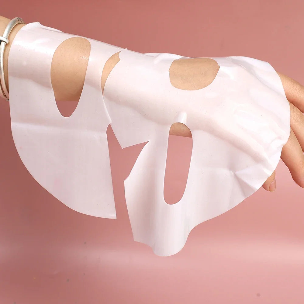 1/2/5/10Pcs Bio Collagen Face Mask Shrink Pores Deep Hydrating Moisturizing Split Mask Firming Nourish Brighten Facial Skin Care