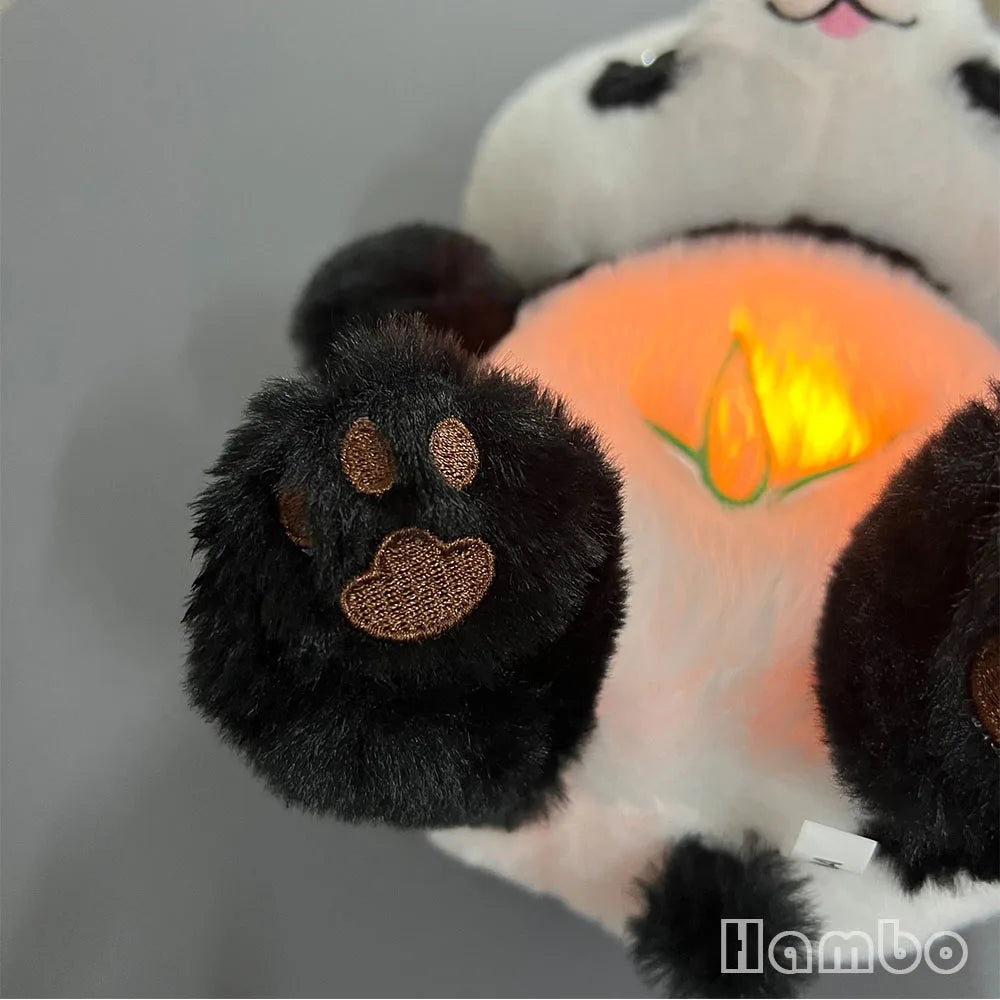Baby Soothing Bear Soft Plush Toy - Breathing Panda Plush Doll Snuggle Soothe Relaxing Music Glowing Belly Children Sleeping Aids | Wearixx
