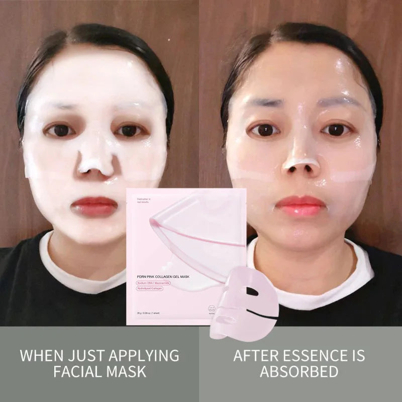 Bio-collagen Real Deep Mask Moisturizing Overnight Face Skin Care With Hydrolyzed Collagen Reverse Film Volume Peel Off Mask